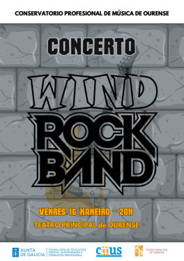 CONCERTO DA WIND ROCK BAND - CONSERVATORIO  PROFESIONAL DE MÚSICA DE OURENSE